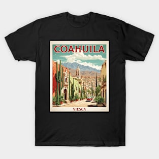 Coahuila Viesca Mexico Vintage Tourism Travel T-Shirt